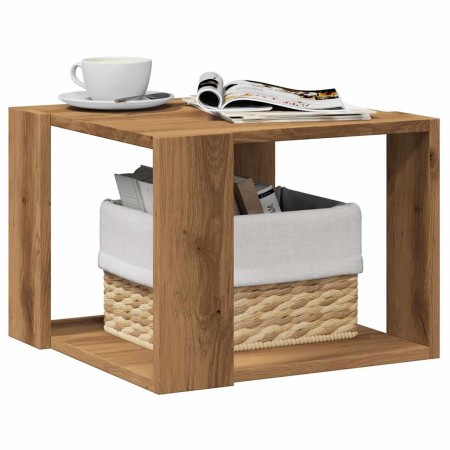 Mesa de centro madera de ingeniería roble artisan 40x40x30 cm de , Mesas de centro - Ref: Foro24-856495, Precio: 32,00 €, Des...