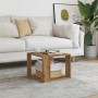 Mesa de centro madera de ingeniería roble artisan 40x40x30 cm de , Mesas de centro - Ref: Foro24-856495, Precio: 32,00 €, Des...