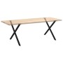 Patas para mesa comedor forma X 2uds acero negro 90x(72-73) cm de , Patas para mesas - Ref: Foro24-4012924, Precio: 56,89 €, ...