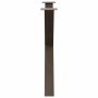 Patas para mesa comedor forma X 2uds acero natural 90x(72-73)cm de , Patas para mesas - Ref: Foro24-4012987, Precio: 116,60 €...