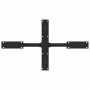 Pata de mesa de centro en forma de araña negra 98x58x(42-43) cm de , Patas para mesas - Ref: Foro24-4013108, Precio: 192,93 €...
