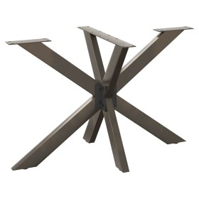 Pata mesa comedor forma araña natural 120x68x(72-73) cm acero de , Patas para mesas - Ref: Foro24-4013115, Precio: 145,62 €, ...