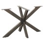 Pata mesa comedor forma araña natural 120x68x(72-73) cm acero de , Patas para mesas - Ref: Foro24-4013115, Precio: 145,62 €, ...