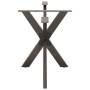 Pata mesa comedor forma araña natural 120x68x(72-73) cm acero de , Patas para mesas - Ref: Foro24-4013115, Precio: 145,62 €, ...
