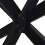 Pata de mesa comedor forma araña negra 85x85x(72-73) cm acero de , Patas para mesas - Ref: Foro24-4013120, Precio: 165,53 €, ...
