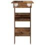 Mesa de bar de pared madera contrachapada envejecida de , Mesas de cocina y de comedor - Ref: Foro24-856860, Precio: 62,38 €,...