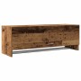 Armario de madera contrachapada envejecida 100x32,5x35 cm de , Armarios roperos - Ref: Foro24-856616, Precio: 54,17 €, Descue...