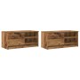 Muebles para TV 2 uds madera contrachapada envejecida de , Muebles TV - Ref: Foro24-856855, Precio: 86,43 €, Descuento: %