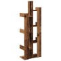 Armario de libros madera contrachapada envejecida 48x25,5x140cm de , Librerías y estanterías - Ref: Foro24-856694, Precio: 56...