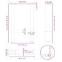 Patas para mesa de centro de acero natural 2 uds 38x(42-43) cm de , Patas para mesas - Ref: Foro24-4013279, Precio: 57,57 €, ...