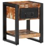 Mesilla de noche multicolor 35x34x45 cm madera maciza reciclada de , Mesitas de noche - Ref: Foro24-4013569, Precio: 99,83 €,...