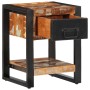 Mesilla de noche multicolor 35x34x45 cm madera maciza reciclada de , Mesitas de noche - Ref: Foro24-4013569, Precio: 99,83 €,...