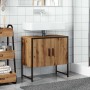 Mueble de lavabo de baño madera roble artisan 60x33x60 cm de , Tocadores de baño - Ref: Foro24-857703, Precio: 59,12 €, Descu...