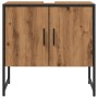 Mueble de lavabo de baño madera roble artisan 60x33x60 cm de , Tocadores de baño - Ref: Foro24-857703, Precio: 59,12 €, Descu...