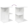 Mesitas de noche 2 uds madera de ingeniería blanco 46,5x29x61cm de , Mesitas de noche - Ref: Foro24-858651, Precio: 53,92 €, ...