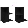 Mesitas de noche 2 uds madera de ingeniería roble negro de , Mesitas de noche - Ref: Foro24-858653, Precio: 55,28 €, Descuent...