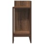 Mesas auxiliares 2 uds con estante marrón roble 25,5x27x60 cm de , Mesas auxiliares - Ref: Foro24-858555, Precio: 41,48 €, De...