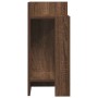 Mesas auxiliares 2 uds con estante marrón roble 25,5x27x60 cm de , Mesas auxiliares - Ref: Foro24-858555, Precio: 41,48 €, De...