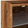 Muebles de TV de pared con luces LED 2 uds envejecida de , Muebles TV - Ref: Foro24-857673, Precio: 44,09 €, Descuento: %