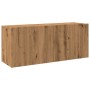 Mueble para TV de pared roble artisian 100x30x41 cm de , Muebles TV - Ref: Foro24-857671, Precio: 62,86 €, Descuento: %