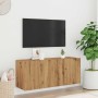 Mueble para TV de pared roble artisian 100x30x41 cm de , Muebles TV - Ref: Foro24-857671, Precio: 62,86 €, Descuento: %