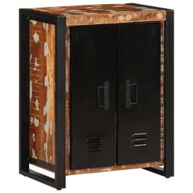 Aparador madera maciza reciclada multicolor 55x35x70 cm de , Aparadores - Ref: Foro24-4013574, Precio: 191,87 €, Descuento: %
