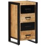 Cajonera madera maciza de mango 40x40x90 cm de , Aparadores - Ref: Foro24-4013581, Precio: 232,82 €, Descuento: %