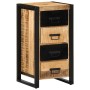 Cajonera madera maciza de mango 40x40x90 cm de , Aparadores - Ref: Foro24-4013581, Precio: 232,82 €, Descuento: %
