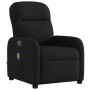 Sillón reclinable de masaje eléctrico tela negro de , Sillones - Ref: Foro24-3302964, Precio: 235,05 €, Descuento: %
