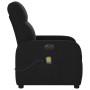 Sillón reclinable de masaje eléctrico tela negro de , Sillones - Ref: Foro24-3302964, Precio: 235,05 €, Descuento: %