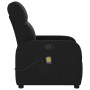 Sillón reclinable de masaje de tela negro de , Sillones - Ref: Foro24-4015534, Precio: 202,48 €, Descuento: %