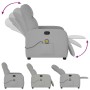 Sillón de masaje reclinable de tela gris nube de , Sillones - Ref: Foro24-4015541, Precio: 201,79 €, Descuento: %