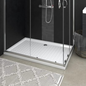 Plato de ducha con puntos ABS blanco 80x120x4 cm de vidaXL, Platos de ducha - Ref: Foro24-148901, Precio: 120,58 €, Descuento: %
