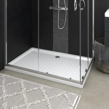 Shower tray with white ABS points 80x120x4 cm by vidaXL, Shower trays - Ref: Foro24-148901, Price: 122,78 €, Discount: %