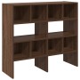 Zapateros 2 uds apilables roble marrón 89,5x30x40 cm de , Organizadores de vestidores y perchas de barra - Ref: Foro24-858852...