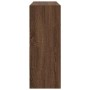 Zapateros 2 uds apilables roble marrón 89,5x30x40 cm de , Organizadores de vestidores y perchas de barra - Ref: Foro24-858852...