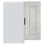 Mueble esquinero cocina Porto madera contrachapada gris cemento de , Armarios de cocina - Ref: Foro24-854101, Precio: 89,30 €...