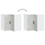 Mueble esquinero cocina Porto madera contrachapada gris cemento de , Armarios de cocina - Ref: Foro24-854101, Precio: 89,30 €...