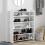 Mueble zapatero madera contrachapada blanco 80x25x100 cm de , Zapateros y organizadores de calzado - Ref: Foro24-859896, Prec...