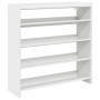 Mueble zapatero madera contrachapada blanco 80x25x81 cm de , Zapateros y organizadores de calzado - Ref: Foro24-859905, Preci...