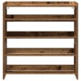 Mueble zapatero madera contrachapada marrón roble 80x25x81 cm de , Zapateros y organizadores de calzado - Ref: Foro24-859911,...