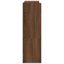 Mueble zapatero madera contrachapada marrón roble 80x25x81 cm de , Zapateros y organizadores de calzado - Ref: Foro24-859911,...