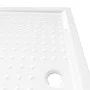 Shower tray with white ABS points 80x120x4 cm by vidaXL, Shower trays - Ref: Foro24-148901, Price: 122,78 €, Discount: %