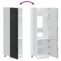 Mueble de cocina Porto de madera contrachapada negro de , Armarios de cocina - Ref: Foro24-854108, Precio: 235,50 €, Descuent...