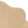 Sofá infantil de 2 plazas de felpa suave color crema de , Mobiliario para bebés y niños pequeños - Ref: Foro24-357049, Precio...