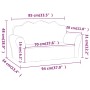 Sofá infantil de 2 plazas de felpa suave color crema de , Mobiliario para bebés y niños pequeños - Ref: Foro24-357049, Precio...