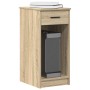 Torre de ordenador con cajón roble sonoma 35x45x77 cm de , Escritorios - Ref: Foro24-858742, Precio: 61,23 €, Descuento: %