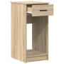 Torre de ordenador con cajón roble sonoma 35x45x77 cm de , Escritorios - Ref: Foro24-858742, Precio: 61,23 €, Descuento: %