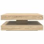 Mesa de centro giratoria 360 grados roble sonoma 90x90x34,5 cm de , Mesas de centro - Ref: Foro24-3321353, Precio: 147,06 €, ...