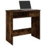 Escritorio de madera contrachapada roble ahumado 80x40x75 cm de , Escritorios - Ref: Foro24-860476, Precio: 62,34 €, Descuent...
